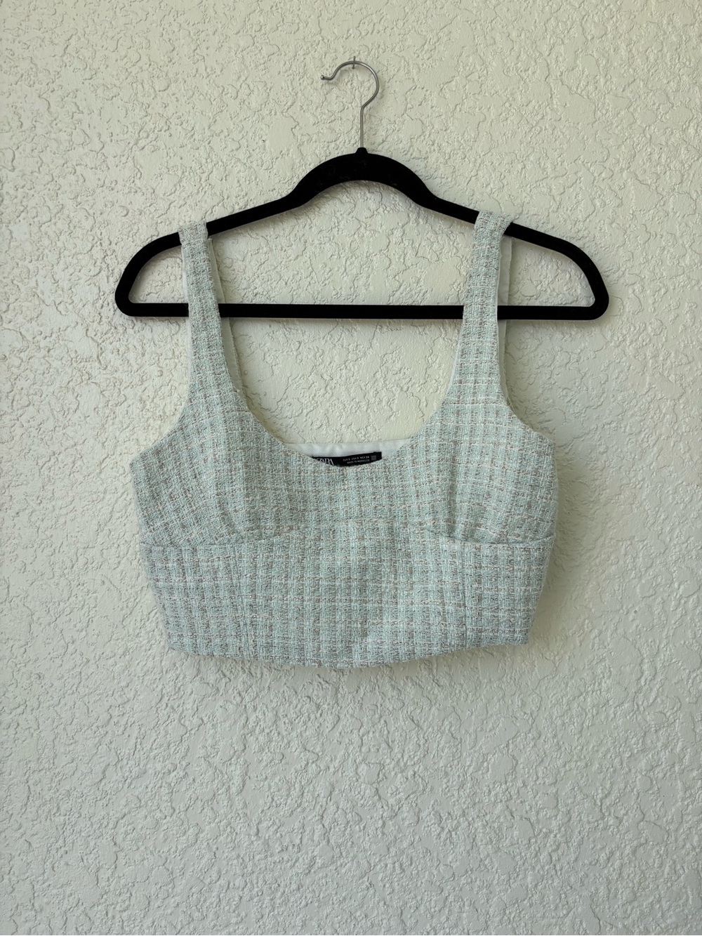 Zara mint green top
